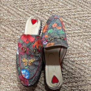 Gucci Women's Floral Mules - Multicolor